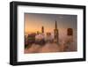 Hi Rise Lo Fog Downtown San Francisco Morning Beauty-Vincent James-Framed Photographic Print