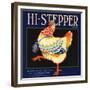 Hi Stepper Brand - Escondido, California - Citrus Crate Label-Lantern Press-Framed Premium Giclee Print