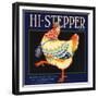 Hi Stepper Brand - Escondido, California - Citrus Crate Label-Lantern Press-Framed Premium Giclee Print