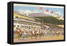 Hialeah Race Track, Miami, Florida-null-Framed Stretched Canvas