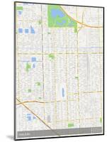 Hialeah, United States of America Map-null-Mounted Poster