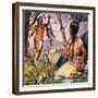 Hiawatha and Minnehaha-Robert Brook-Framed Giclee Print