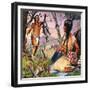 Hiawatha and Minnehaha-Robert Brook-Framed Giclee Print