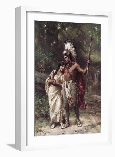 Hiawatha's Wedding Journey-Jean Leon Gerome Ferris-Framed Giclee Print