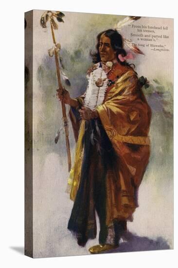 Hiawatha-Charles Marion Russell-Stretched Canvas