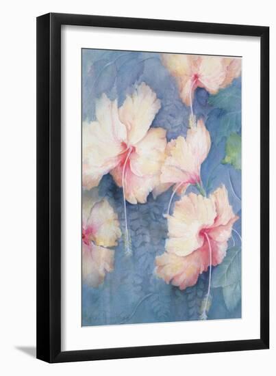 Hibiscus, Apricot-Karen Armitage-Framed Giclee Print