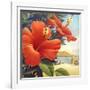 Hibiscus Beach Day-Kerne Erickson-Framed Giclee Print