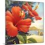 Hibiscus Beach Day-Kerne Erickson-Mounted Giclee Print