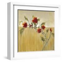 Hibiscus Blooms-Terri Burris-Framed Art Print