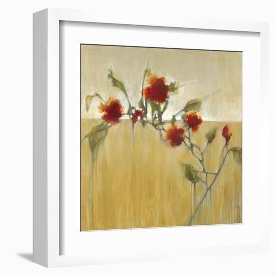 Hibiscus Blooms-Terri Burris-Framed Art Print