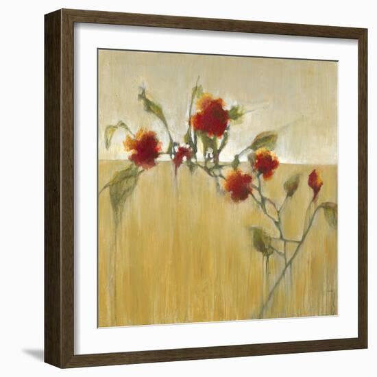 Hibiscus Blooms-Terri Burris-Framed Art Print