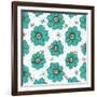 Hibiscus Dot-Joanne Paynter Design-Framed Giclee Print