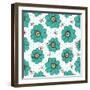 Hibiscus Dot-Joanne Paynter Design-Framed Giclee Print