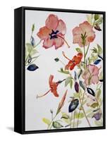 Hibiscus Flowerpiece-Sir Roy Calne-Framed Stretched Canvas