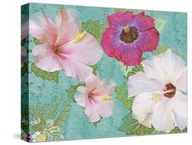 Hibiscus Flowers-Jeffrey Cadwallader-Stretched Canvas