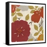 Hibiscus Fresco I-Erica J. Vess-Framed Stretched Canvas