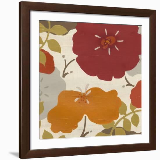 Hibiscus Fresco II-Erica J. Vess-Framed Art Print