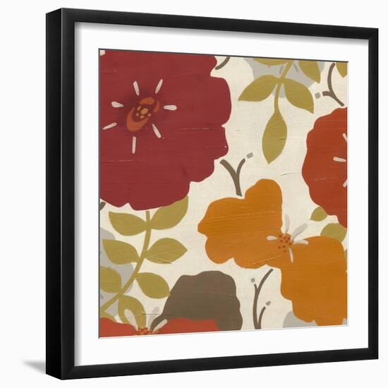 Hibiscus Fresco III-Erica J. Vess-Framed Art Print