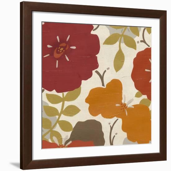 Hibiscus Fresco III-Erica J. Vess-Framed Art Print