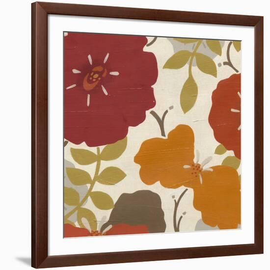 Hibiscus Fresco III-Erica J. Vess-Framed Art Print