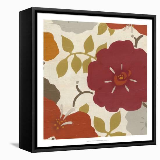 Hibiscus Fresco IV-Erica J. Vess-Framed Stretched Canvas