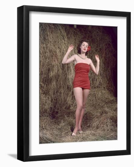 Hibiscus Girl 1950S 4, 4-Charles Woof-Framed Photographic Print