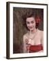 Hibiscus Girl 1950s-Charles Woof-Framed Photographic Print