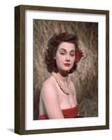 Hibiscus Girl 1950s-Charles Woof-Framed Photographic Print