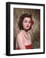 Hibiscus Girl 1950s-Charles Woof-Framed Photographic Print