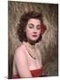 Hibiscus Girl 1950s-Charles Woof-Mounted Photographic Print