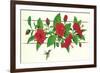 Hibiscus Hummer-null-Framed Giclee Print