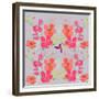 Hibiscus Repeat, 2013-Anna Platts-Framed Giclee Print