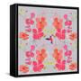 Hibiscus Repeat, 2013-Anna Platts-Framed Stretched Canvas