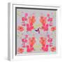 Hibiscus Repeat, 2013-Anna Platts-Framed Giclee Print