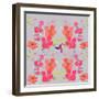 Hibiscus Repeat, 2013-Anna Platts-Framed Premium Giclee Print