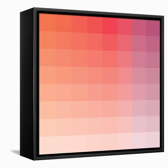 Hibiscus Square Spectrum-Kindred Sol Collective-Framed Stretched Canvas