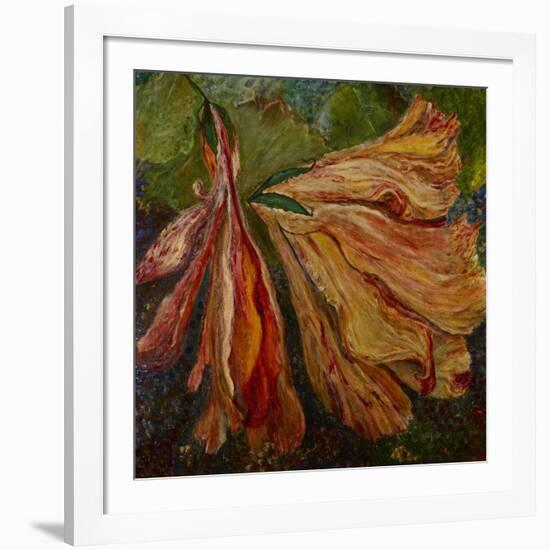 Hibiscus Wilt-jocasta shakespeare-Framed Giclee Print