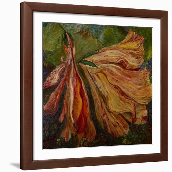 Hibiscus Wilt-jocasta shakespeare-Framed Giclee Print