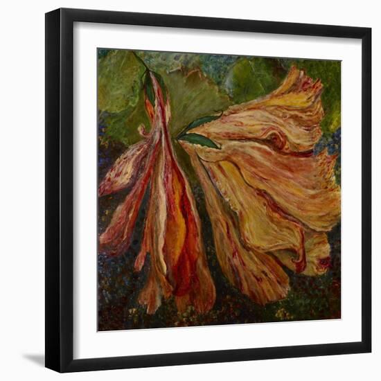 Hibiscus Wilt-jocasta shakespeare-Framed Giclee Print