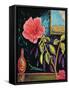 Hibiscus with Vase-Patricia Eyre-Framed Stretched Canvas