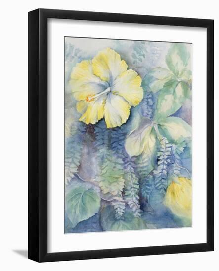 Hibiscus, Yellow-Karen Armitage-Framed Giclee Print