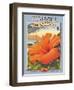 Hibiscus-Kerne Erickson-Framed Art Print