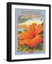 Hibiscus-Kerne Erickson-Framed Art Print