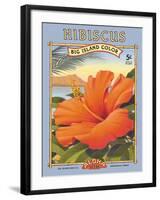 Hibiscus-Kerne Erickson-Framed Art Print