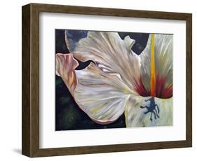 Hibiscus-Jennifer Redstreake Geary-Framed Art Print