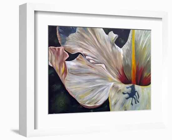 Hibiscus-Jennifer Redstreake Geary-Framed Art Print