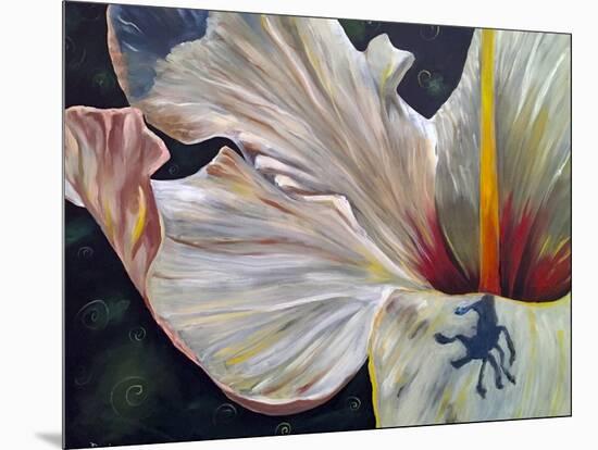 Hibiscus-Jennifer Redstreake Geary-Mounted Art Print