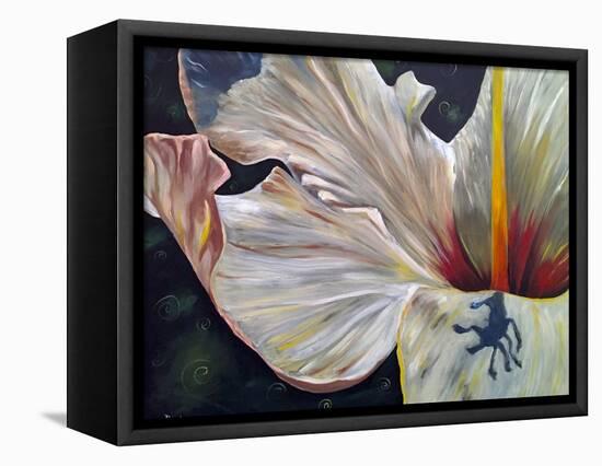 Hibiscus-Jennifer Redstreake Geary-Framed Stretched Canvas