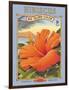 Hibiscus-Kerne Erickson-Framed Art Print