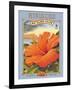 Hibiscus-Kerne Erickson-Framed Art Print